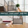 Portable Guard Net Stairs Doors Pets Dog Cat Baby Safety Gate Mesh Fence